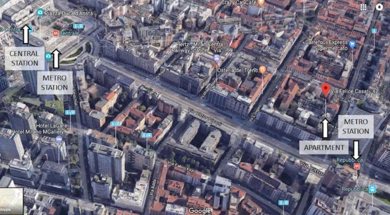 Jr Suite Mm3 Repubblica -Stazione-Centro Direz- C3 Mediolan Zewnętrze zdjęcie